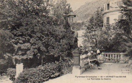 POSTAL PV08684: La Terrasse du Casino, Vernet-les-Bains