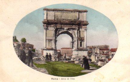 POSTAL PV08557: Arco di Tito, Roma