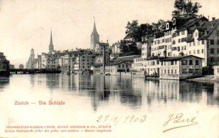 POSTAL PV08426: Die Schipfe, Zurich