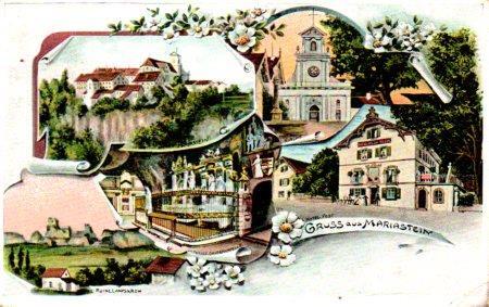 POSTAL PV08421: Vues de Mariastein, Suisse