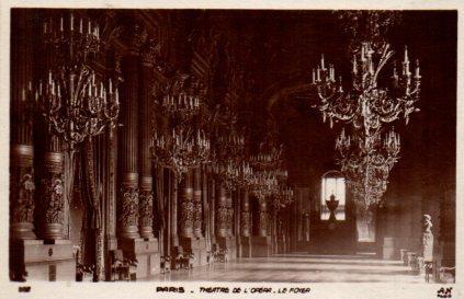 POSTAL PV08410: Theatre de l'Opera Le Foyer, Paris