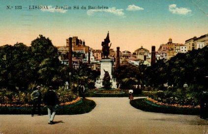 POSTAL PV08409: Jardin Sa da Bandeira, Portugal