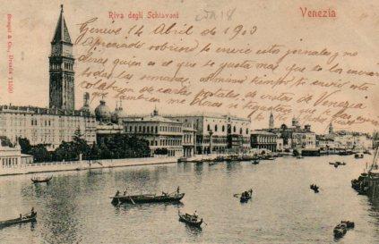 POSTAL PV08408: Riva degli Schiavoni, Venezia