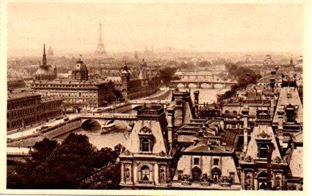 POSTAL PV08430: Paris, Vue des Sept Ponts