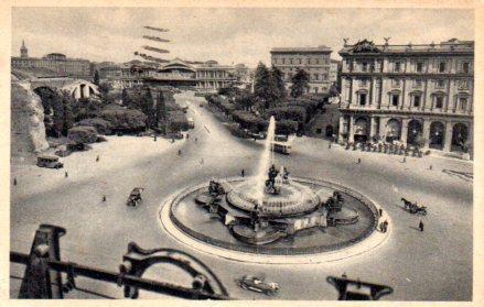 POSTAL PV08509: Fontana delle Naiadi, Piazza Esedra. Roma