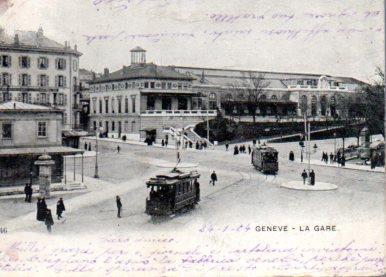 POSTAL PV08500: Geneve. La Gare