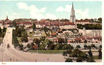 POSTAL PV08524: Vista de Berna, Suiza