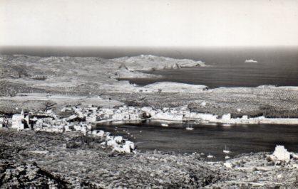 POSTAL PV08549: Vista general de Cadaques y alrededores