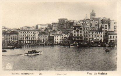POSTAL PV08540: Vue de Galata, Istanbul