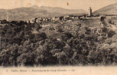 POSTAL PV08530: Panorama vu du Camp Girardot, Taza. Maroc