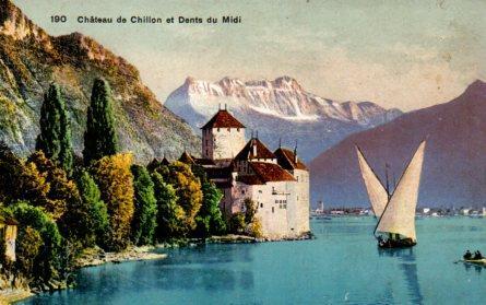 POSTAL PV08452: Chateau de Chillon et Dents du Midi