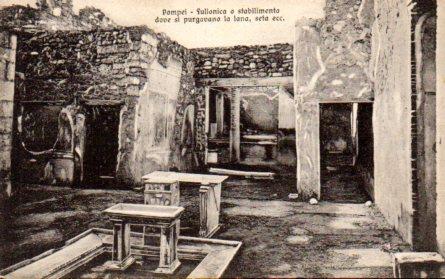 POSTAL PV08449: Pompei. Fullonica o stabilimento dove si purgavano la lana