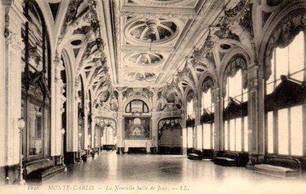 POSTAL PV08445: La Nouvelle Salle de Jeux, Monte Carlo