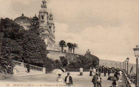 POSTAL PV08434: Monte Carlo, La Terrasse et le Casino