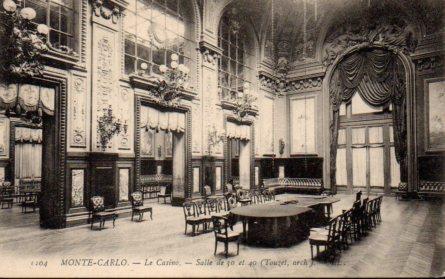 POSTAL PV08433: Monte Carlo, Le Casino Salle de 30 et 40