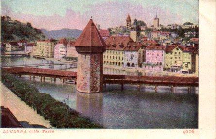 POSTAL PV08460: Lucerna colla Torre