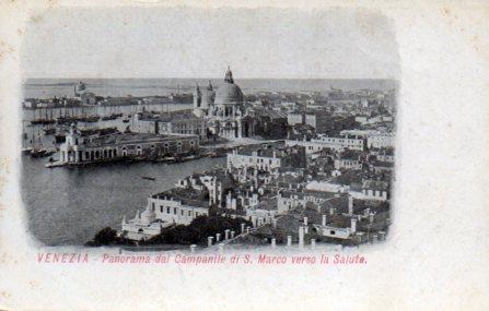 POSTAL PV08463: Panorama dal Campanile di S. Marco verso La Salute, Venezia