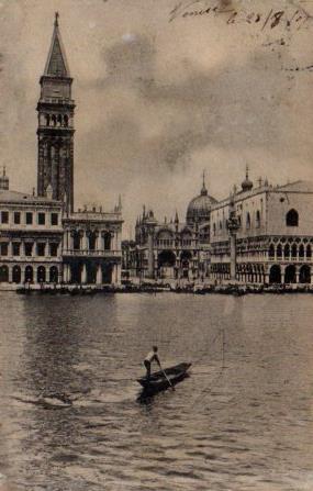 POSTAL PV08465: Piazzetta dal mare, Venezia