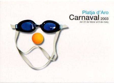 POSTAL PV08804: Carnaval de Platja d'Aro febrer 12003