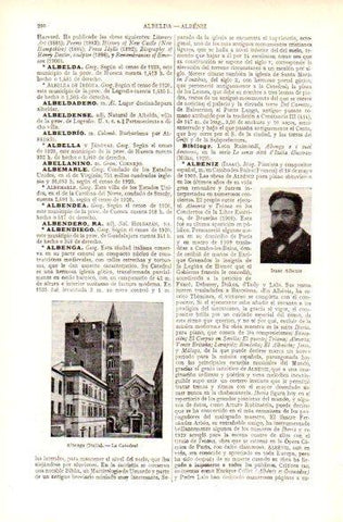 LAMINA V29040: Catedral de Albenga e Isaac Albeniz