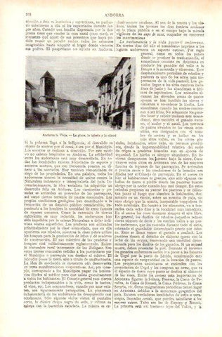 LAMINA V29063: Plaza, iglesia y carcel de Andorra la Vieja
