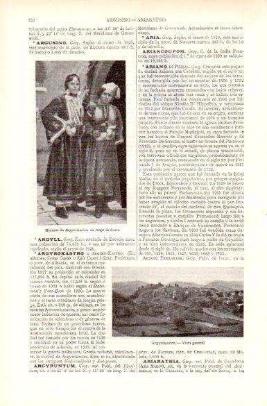 LAMINA V29084: Vista y mujeres de Argyrokastro