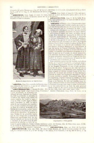 LAMINA V29084: Vista y mujeres de Argyrokastro