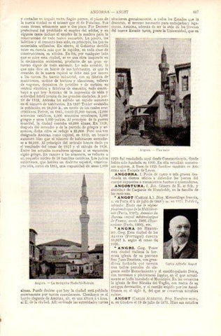 LAMINA V29069: Calle y Mezquita en Angora