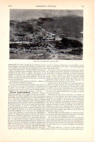 LAMINA V28974: Bahia de Albucemas antes de 1925