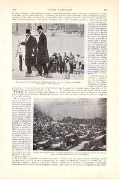LAMINA V28968: Presidente de Finlandia junto al rey Gustavo en Estocolmo