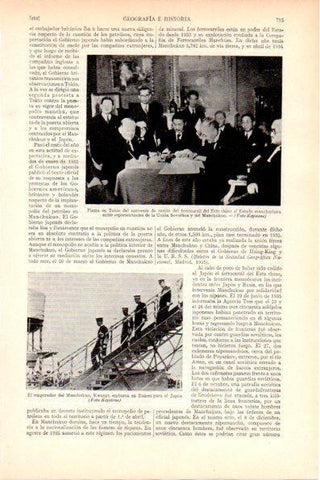 LAMINA V28958: Firma en Tokio del convenio de cesion del ferrocarril del Este chino