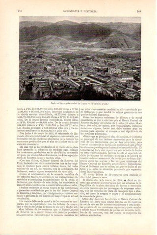 LAMINA V28960: Vista de Cuzco, Peru