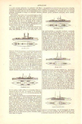 LAMINA V29019: Acorazado Iron Duque, Florida, Kongo, Kawatschi y Queen Elisabeth