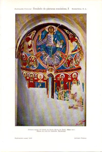 LAMINA V28993: Pintura mural abside de Santa Maria de Taull
