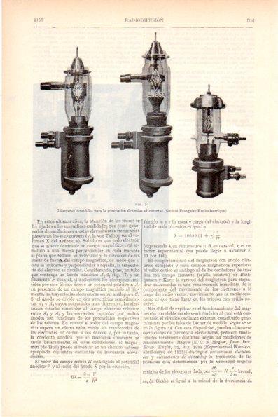 LAMINA V28996: Lamparas para generacion de ondas ultracortas