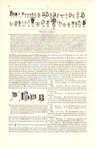 LAMINA V29100: Marcas y monogramas con la B