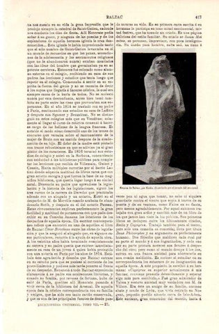 LAMINA V29177: Estatua de Balzac por Rodin