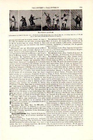 LAMINA V29181: Ballesteros de España