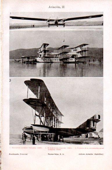 LAMINA V29213: Triplano de la Aeronautica naval britanica 1919