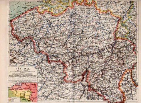 LAMINA V29239: Mapa de Belgica