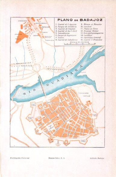 LAMINA V29126: Plano de Badajoz