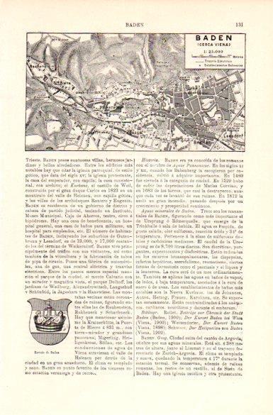 LAMINA V29129: Mapa y escudo de Baden