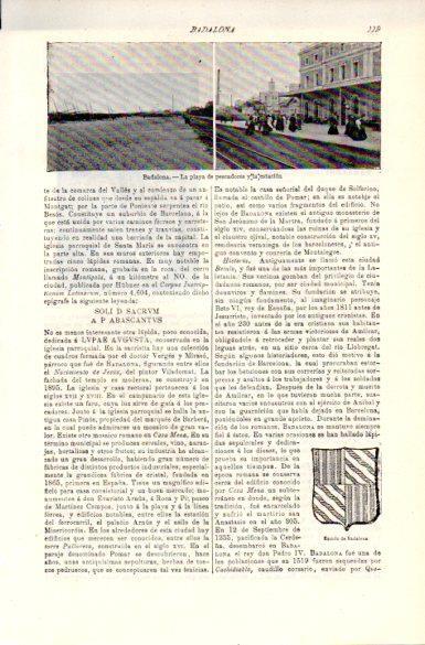 LAMINA V29128: Playa de pescadores y estacio de Badalona