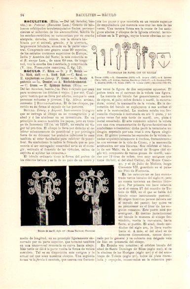 LAMINA V29119: Baculo de marfil siglo XIV, Museo de Florencia
