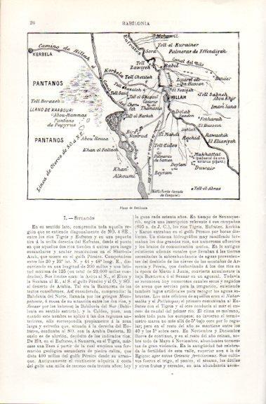 LAMINA V29105: Plano de Babilonia