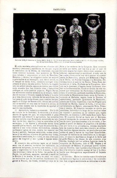 LAMINA V29108: Babilonia estatuitas