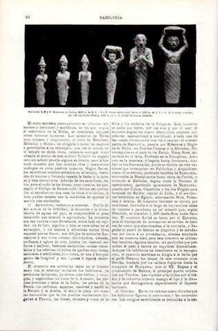 LAMINA V29108: Babilonia estatuitas