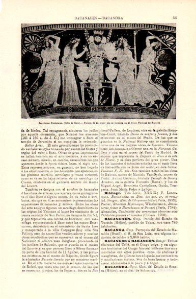 LAMINA V29112: Las Fiestas Dionisiacas culto de Baco