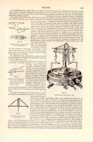 LAMINA V29163: Balanza Stuckrath