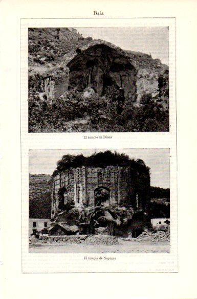 LAMINA V29143: Templo de Diana y templo de Neptuno en Baia